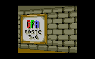 Raycasting Engine Demo III atari screenshot